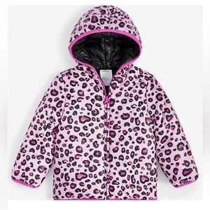 Epic Threads Pink Leopard Puffer Jacket